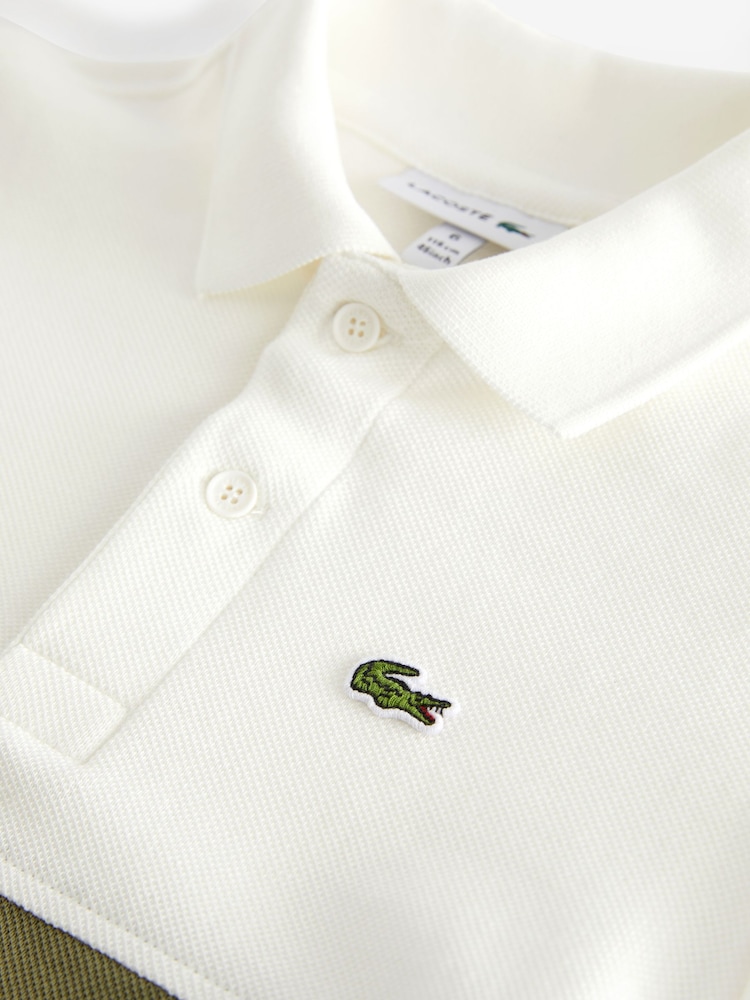 Polo Lacoste enfant à logo color block - Image 3 of 3