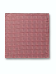Charles Tyrwhitt Pink Spot Silk Pocket Square Handkerchief - Image 2 of 3