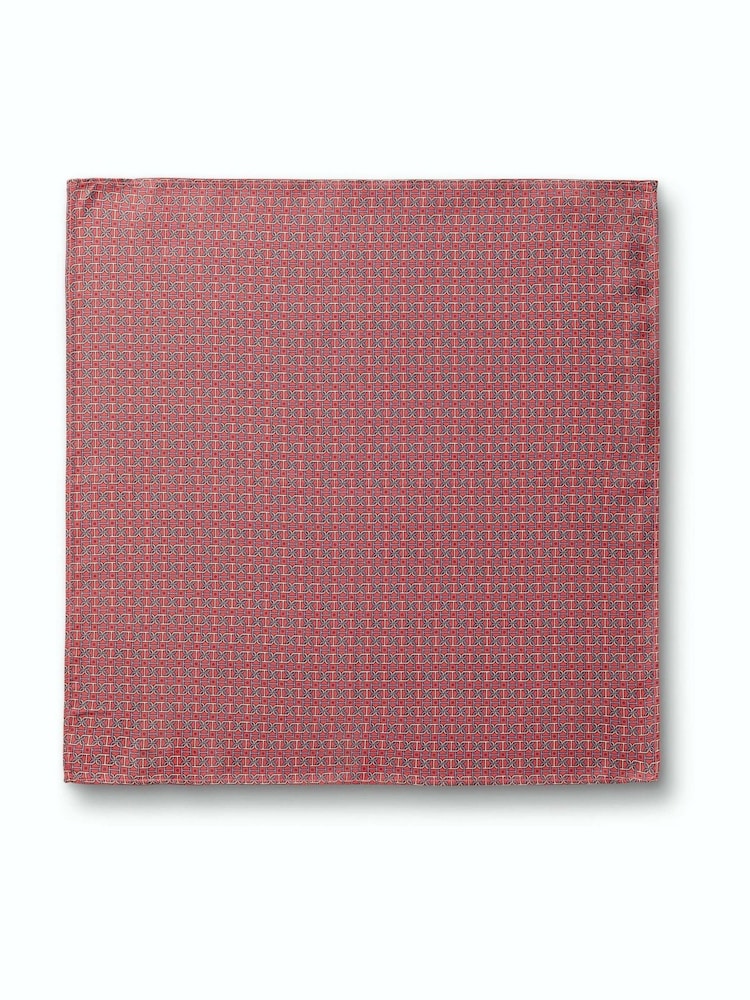 Charles Tyrwhitt Pink Spot Silk Pocket Square Handkerchief - Image 2 of 3 Charles Tyrwhitt Pink Spot Silk Pocket Square Handkerchief - Image 2 of 3
