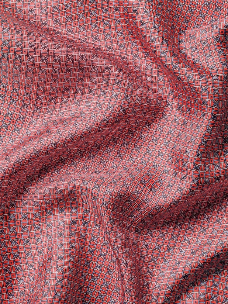 Charles Tyrwhitt Pink Spot Silk Pocket Square Handkerchief - Image 3 of 3 Charles Tyrwhitt Pink Spot Silk Pocket Square Handkerchief - Image 3 of 3