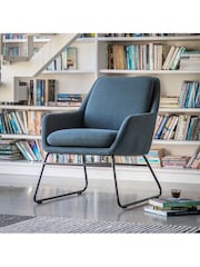 Gallery Home Blue Fessy Chair - Image 1 of 9