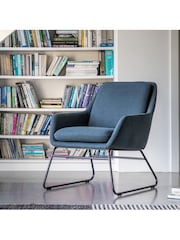 Gallery Home Blue Fessy Chair - Image 2 of 9