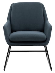 Gallery Home Blue Fessy Chair - Image 5 of 9