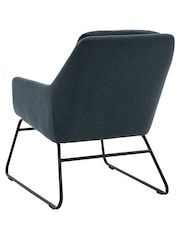 Gallery Home Blue Fessy Chair - Image 7 of 9