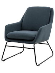 Gallery Home Blue Fessy Chair - Image 9 of 9