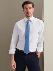 Charles Tyrwhitt Turquoise Blue Stone Medallion Silk Tie - Image 1 of 3