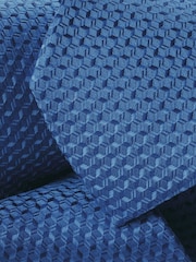 Charles Tyrwhitt Turquoise Blue Stone Medallion Silk Tie - Image 3 of 3