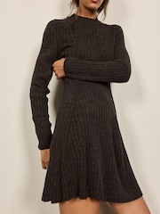Fit-And-Flare Knit Mini Dress - Bild 6 von 7