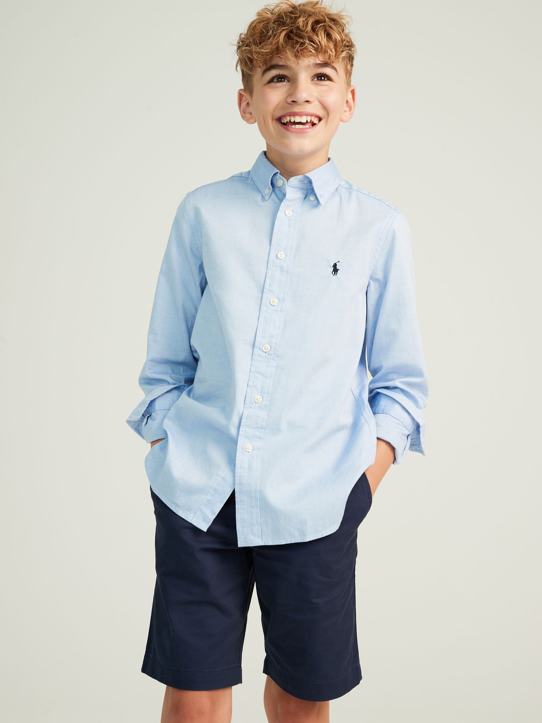Buy Polo Ralph Lauren Boys Oxford Logo 100 Cotton Shirt from Next Luxembourg
