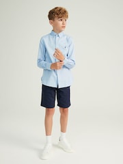 Polo Ralph Lauren Blue Oxford Logo Shirt - Image 3 of 9