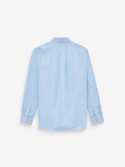 Polo Ralph Lauren Blue Oxford Logo Shirt - Image 8 of 9