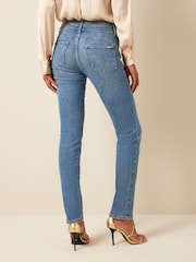 Smoky Blue Slim Lift And Shape Jeans - Image 3 of 7