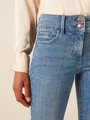 Smoky Blue Slim Lift And Shape Jeans - Image 4 of 7