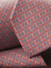 Charles Tyrwhitt Pink Silk Print Tie - Image 3 of 3