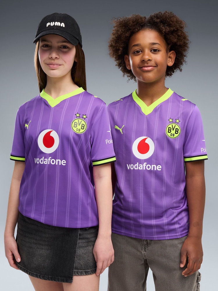Puma Purple Borussia Dortmund Third Jersey - Image 1 of 6