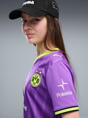 Puma Purple Borussia Dortmund Third Jersey - Image 4 of 6