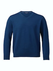 Charles Tyrwhitt таза мерино V-мойын жемпірі - 5суретінің 3 суреті