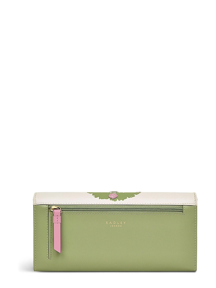 Radley London The Rhs Collection Ss24 Large Flapover Matinee White Purse - Image 2 of 4