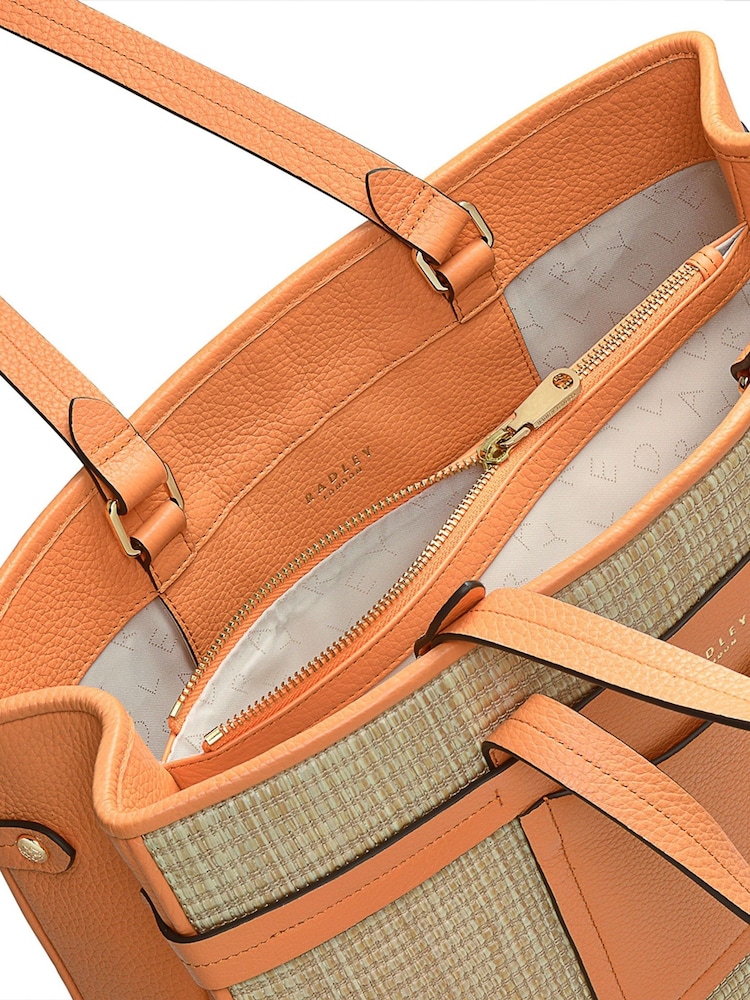 Radley London Orange Florence Road Large Zip-Top Shoulder Bag - Image 4 of 4