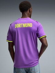 Puma Purple Borussia Dortmund Third Jersey T-Shirt - Image 4 of 6