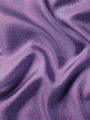 Charles Tyrwhitt Blue Floral Spot Silk Pocket Square Handkerchief - Image 3 of 3