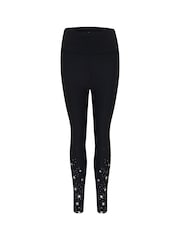 Pour Moi Black Energy Star Foil 7/8 Leggings - Image 3 of 4