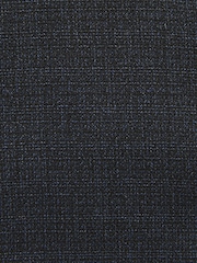 Navy Blue Slim Fit Textured Wool Suit Trousers - Image 7 of 7