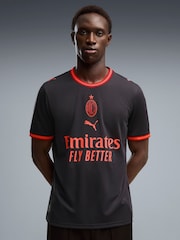 Puma Black AC Milan Third Jersey T-Shirt - Image 1 of 4