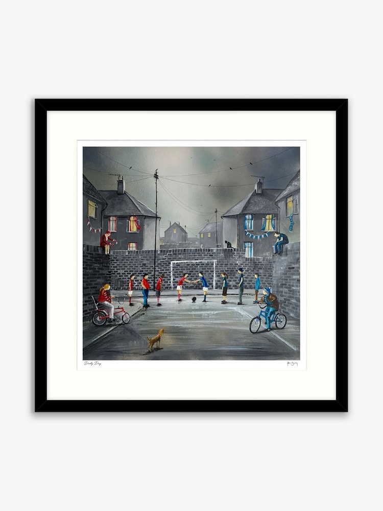 Artko Black Derby Day by Adam Barsby Framed Art - Image 1 of 3