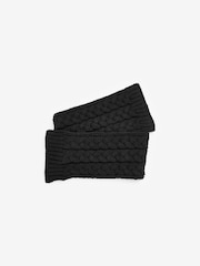 Black Knitted Hat, Gloves and Scarf 3 Piece Set (3-16yrs) - Image 4 of 6