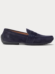 Polo Ralph Lauren Navy Reynold Suede Driver Loafers - Image 1 of 4