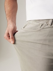 Stone Natural Regular Fit Overdyed Denim Jeans - Image 7 of 12
