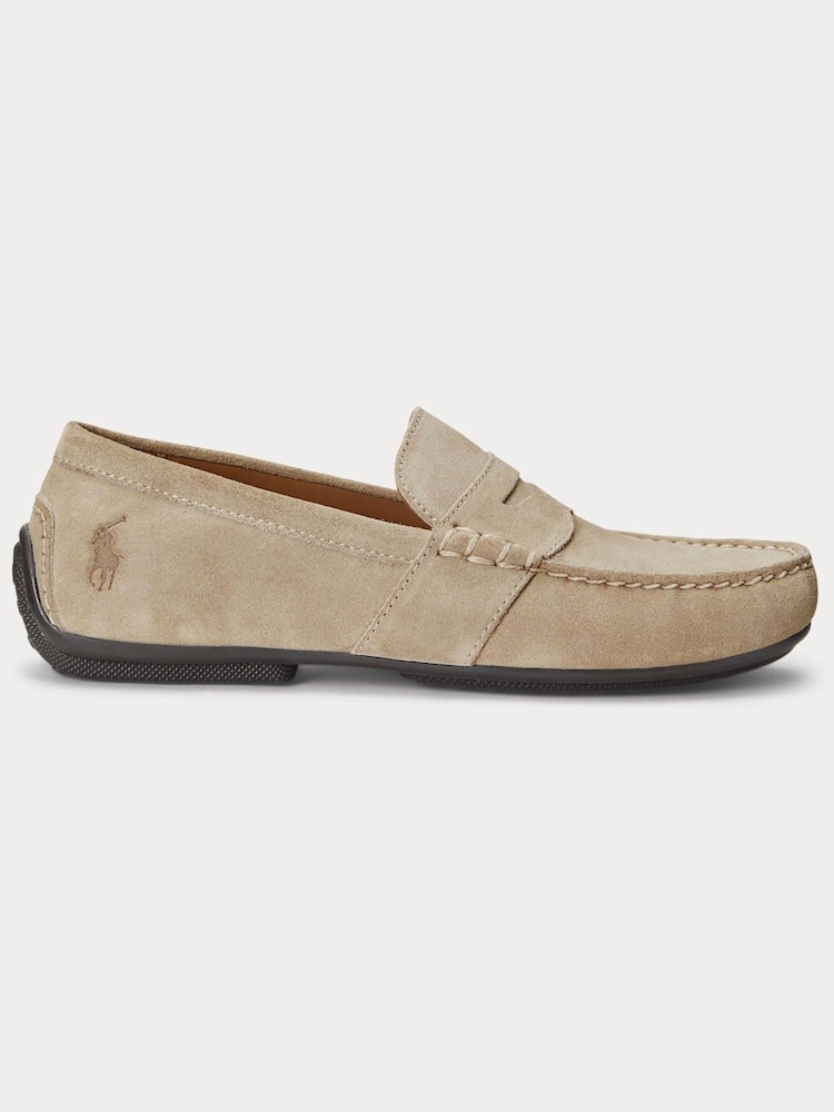 Bež - Polo Ralph Lauren Reynold Suede Driver Loafers - Slika 1 iz 4 Bež - Polo Ralph Lauren Reynold Suede Driver Loafers - Slika 1 iz 4
