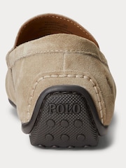 Polo Ralph Lauren Beige Reynold Suede Driver Loafers - Image 4 of 4