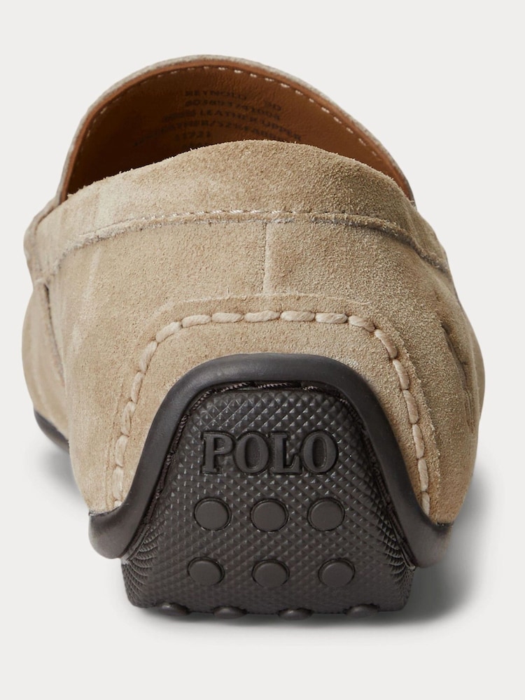 Bež - Polo Ralph Lauren Reynold Suede Driver Loafers - Slika 4 iz 4 Bež - Polo Ralph Lauren Reynold Suede Driver Loafers - Slika 4 iz 4