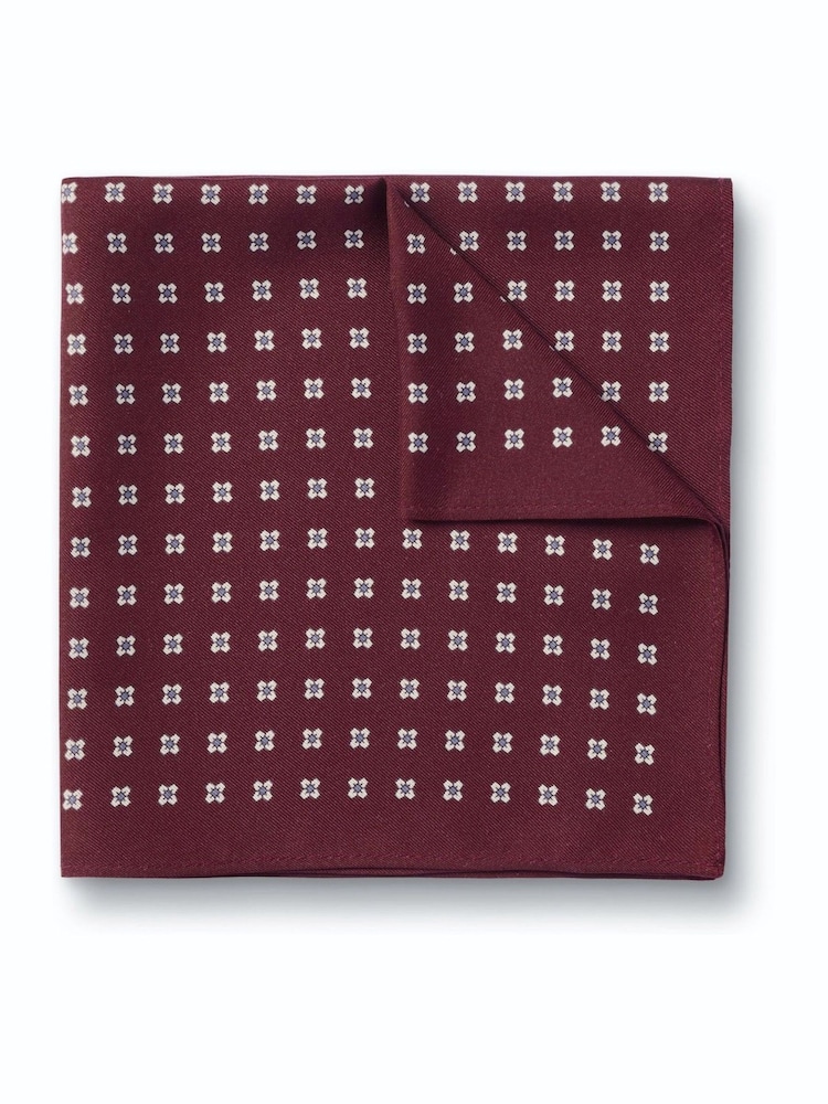 Rojo - Pañuelo de bolsillo de seda con estampado de cachemira de Charles Tyrwhitt - Imagen 1 de 3 Rojo - Pañuelo de bolsillo de seda con estampado de cachemira de Charles Tyrwhitt - Imagen 1 de 3