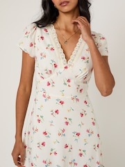 Nobodys Child White Kacey Midi Dress - Image 2 of 5