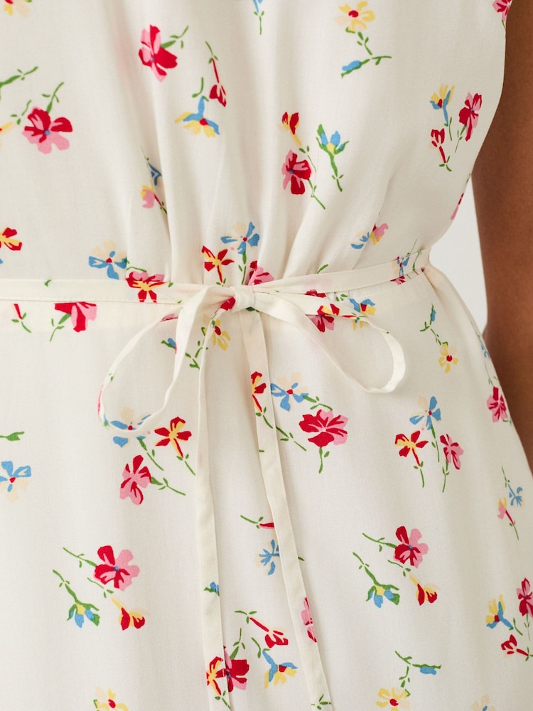 Nobodys Child White Kacey Midi Dress - Image 5 of 5