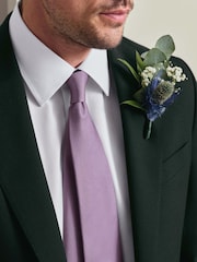 Púrpura - Corbata de seda texturizada Charles Tyrwhitt - Imagen 1 de 3