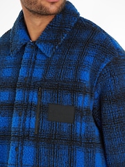 Calvin Klein Jeans Blue Check Overshirt - Image 3 of 5