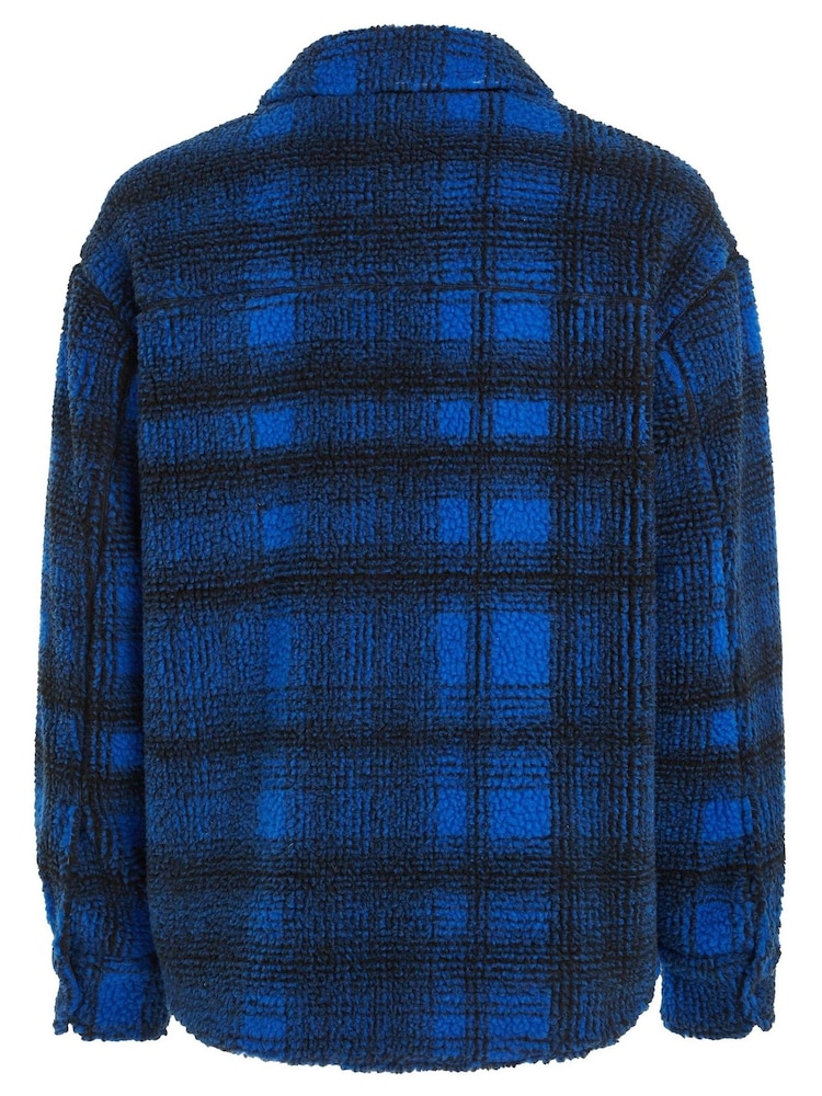 Calvin Klein Jeans Blue Check Overshirt - Image 5 of 5