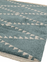 Asiatic Rugs Blue Rocco Flags Ultra Soft Rug - Image 2 of 4