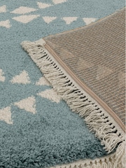 Asiatic Rugs Blue Rocco Flags Ultra Soft Rug - Image 4 of 4