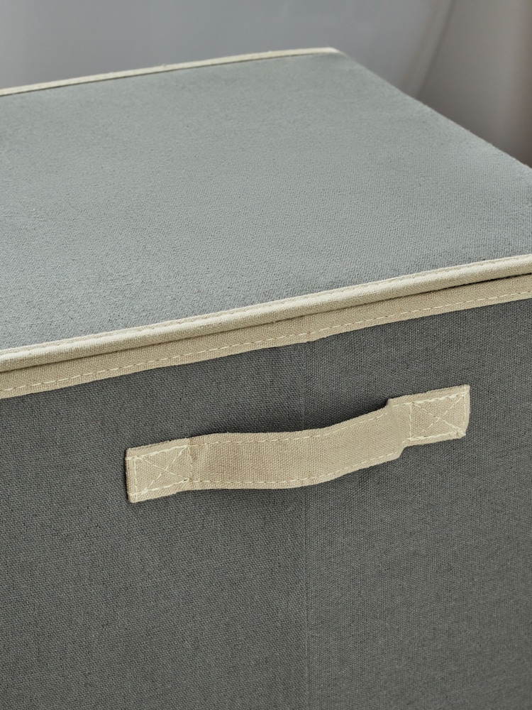 Grey Hamish Hamper Laundry Basket - Image 4 of 5