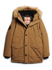 Superdry Brown Everest Faux Fur Hooded Parka - Image 4 of 7