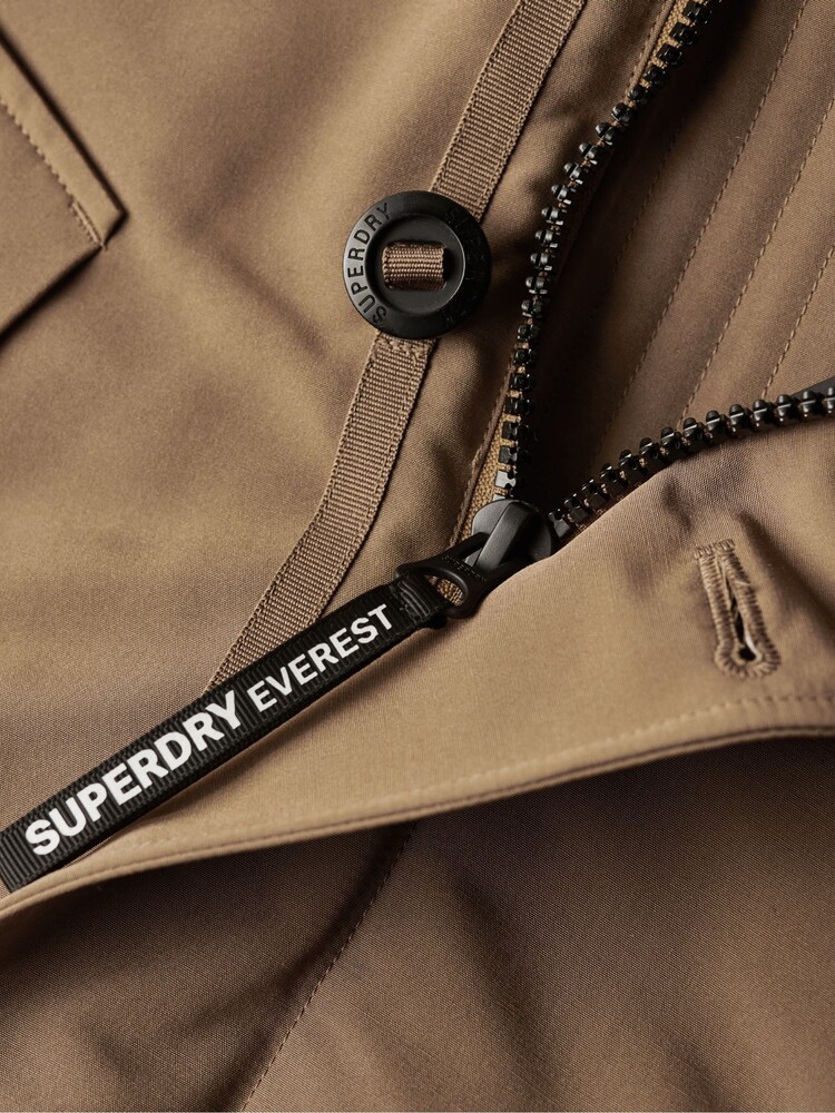 Brązowy - Superdry Everest Faux Fur Hooded Parka - Image 5 of 7