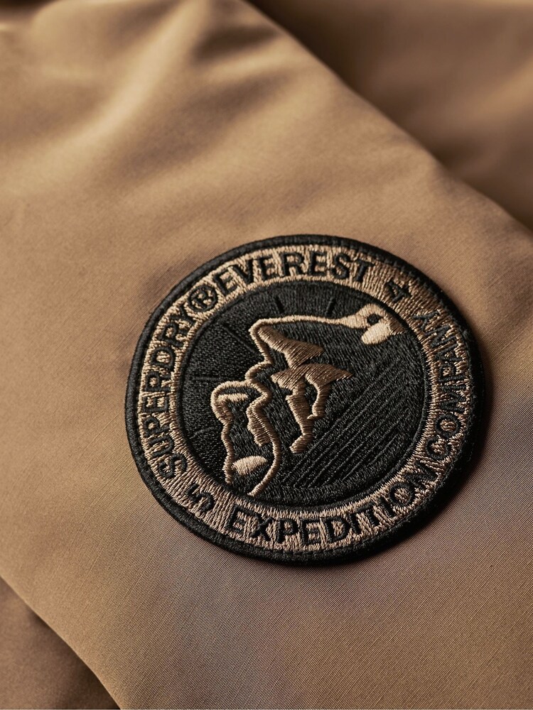Brązowy - Superdry Everest Faux Fur Hooded Parka - Image 6 of 7