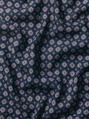Azul oscuro - Pañuelo de bolsillo de seda con estampado de cachemira de Charles Tyrwhitt - Imagen 3 de 3