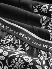 أسود/أبيض - بيجامات قطن بنسبة 100% - صورة 7 من 7