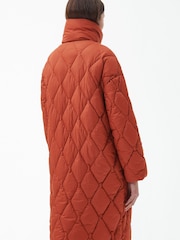 Barbour® Orange Samphire Quilt Spiced Jacket - Image 2 of 9